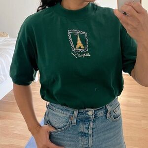Vintage ESPRIT Paris Eiffel Tower Tee Shirt sz S / M